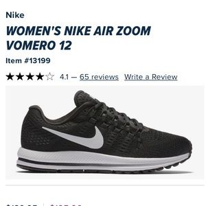 WOMEN'S NIKE AIR ZOOM VOMERO 12 — size 8